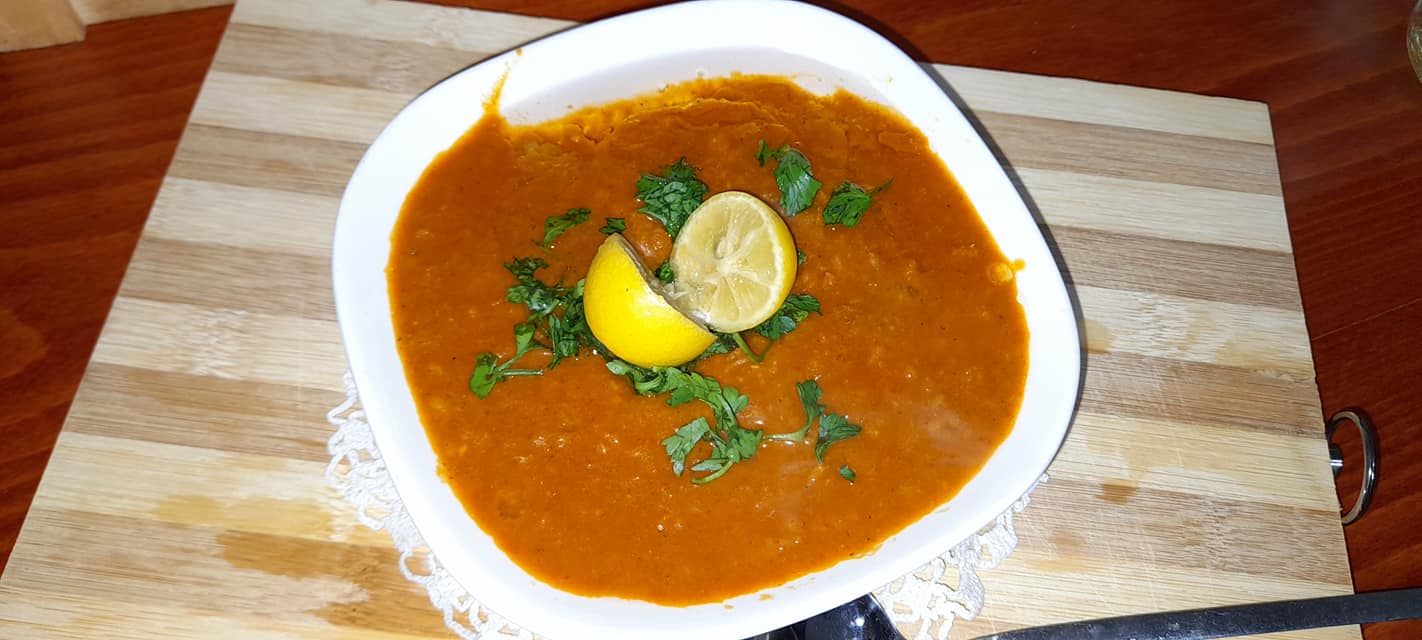 מרק פולים ביסרה