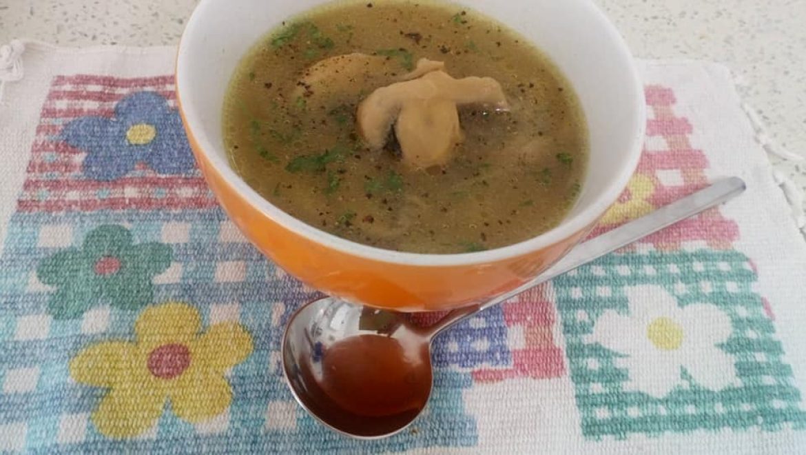 מרק פטריות קטיפתי